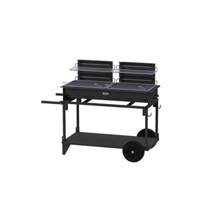 XL DOUBLE-BURNER BARBECUE WITH CART