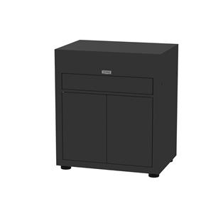 Cabinet with 80×55 cm drawer, black