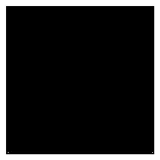 Outdoor Bodenschutzplatte Quadratisch schwarz 75x75