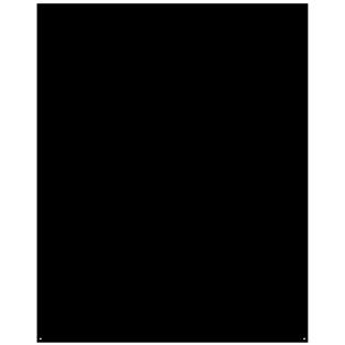 Rechteckige Bodenplatte Schwarz 80 x 100 (B x H)