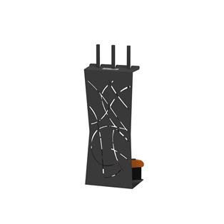 Kaminbesteck Sillage Schwarz