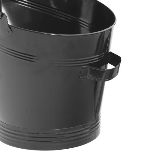 Seau À Cendres Laqué Noir