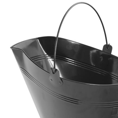 Seau À Cendres Laqué Noir
