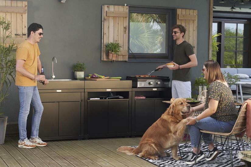 3-ElementSignature Outdoor Kitchen - Black