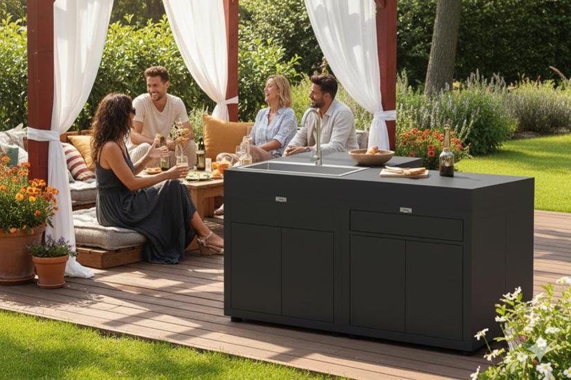 CUISINE ILOT 4 ELEMENTS NOIR