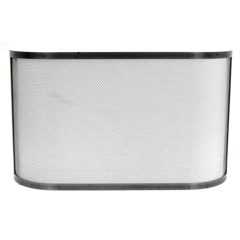 Curved Fireplace Screen Large L85 H50 cm