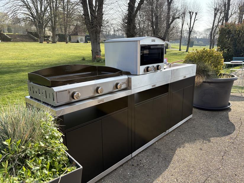 Plancha AMALIA PRO Gas 375 Edelstahl