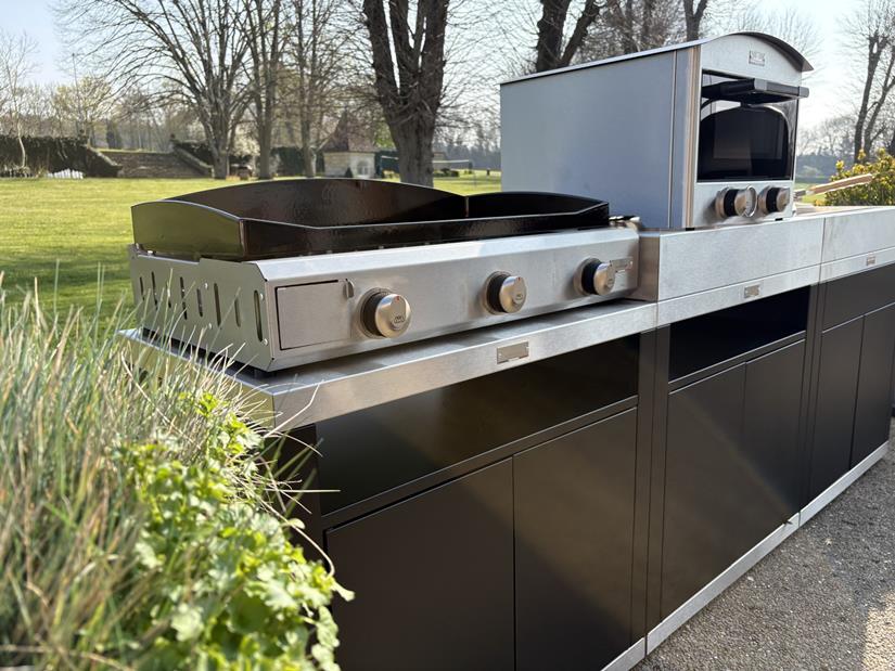 Plancha AMALIA PRO Gas 375 Edelstahl