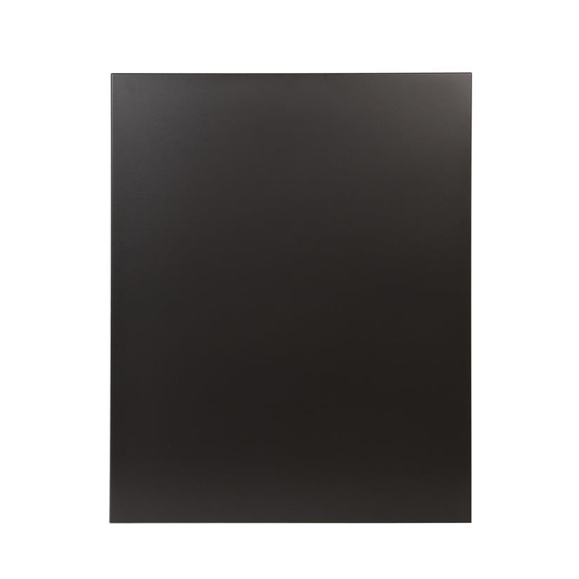 Unifarbenes Wandschild Schwarz 80 x 100 (B x H)