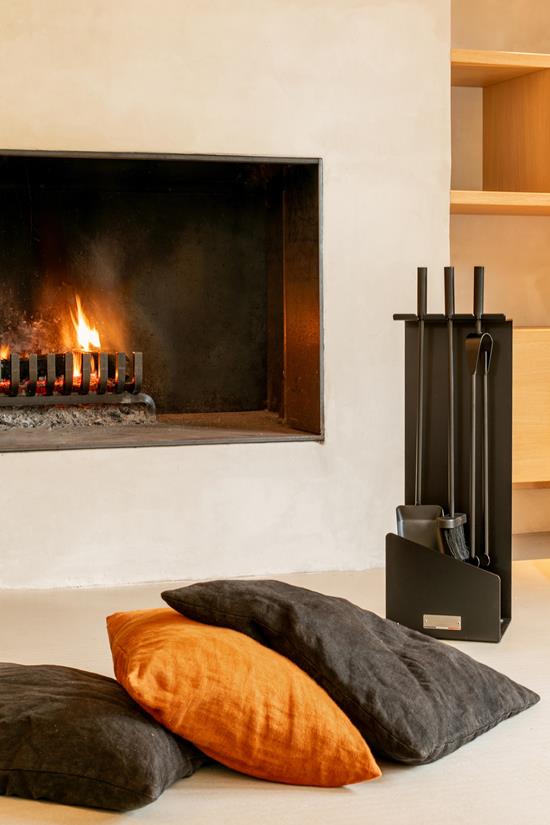 POLAR FIREPLACE TOOL SET BLACK